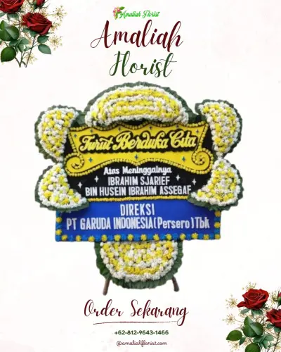 Papan Bunga Duka di Dr. Soetomo
