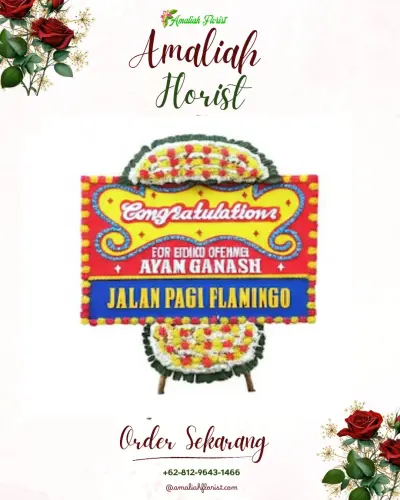Bunga Papan Congratulation di Dr. Soetomo